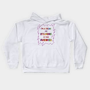 Body positivity quotes Kids Hoodie